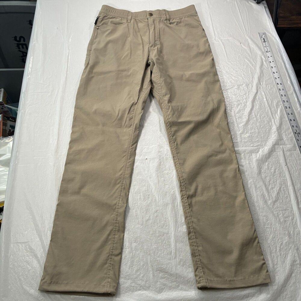 Marsh Pants Mens 30x30 Khaki Escape Performance Stretch Lightweight Outdoors